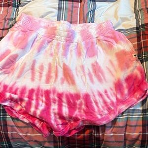 Pink Tie-Dye Shorts